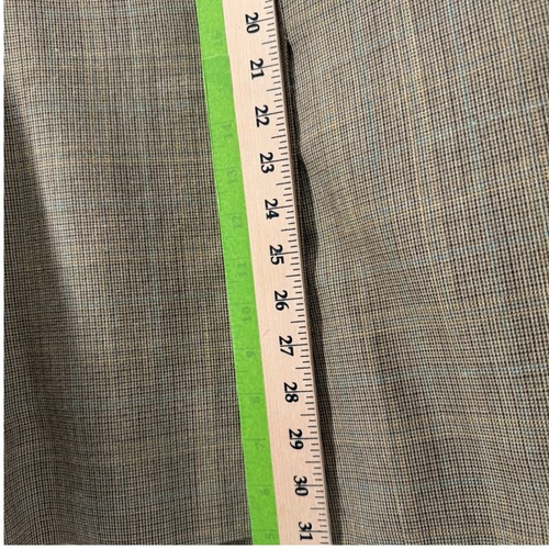 Ralph Lauren Sport Coat Men 40R Brown Tan Window Pane Plaid Silk Wool Blazer - Picture 12 of 14