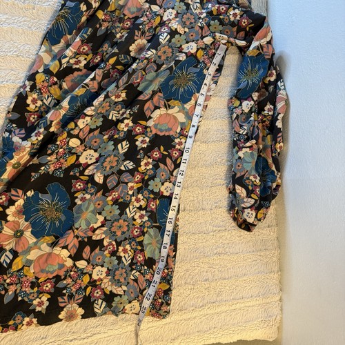 Natural Life Bailey Wide Leg Jumpsuit Pink Petunia Womens XL Viscose Boho Floral - Picture 12 of 14