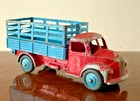 Vintage Dinky Toys Dodge Farm Produce Red Blue Diecast Truck