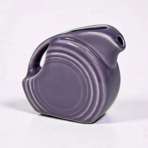 Vintage Fiesta Fiestaware Lilac Mini Disc Pitcher 5 oz HLC USA Retired Purple