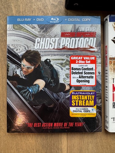 Mission Impossible 1-6 Blu-Ray DVD Lot Original Trilogy Fallout Ghost Protocol - Picture 2 of 15