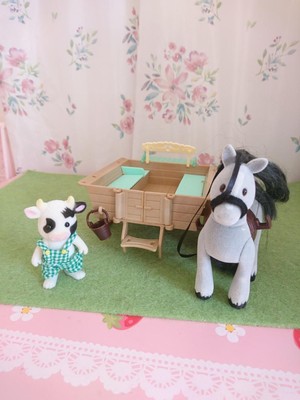 EPOCH - シルバニア　farm horse&cart EPOCH - シルバニア farm horse&cart Farm Horse & Cart