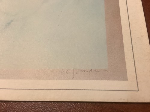Auténtico R.C. Gorman~Litografía firmada~LEILA~con NIÑO~c 1979~Pro Enmarcado/Mate~ - Imagen 11 de 12