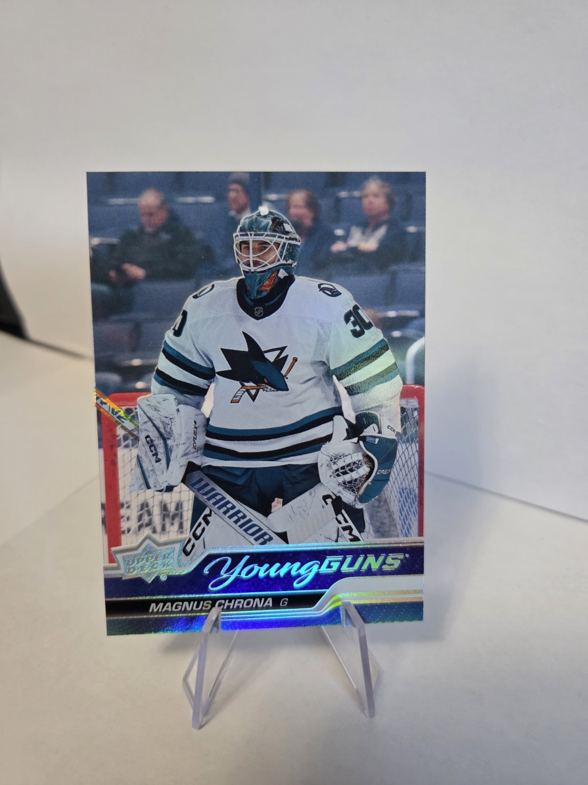 2024-25 upper deck extended series #712 Magnus Chrona Acetate Clear cut Guns ssp
