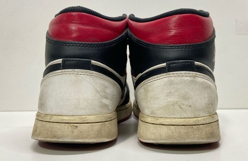 Nike Air Jordans (DQ8426-106) Red and Black Leather Shoes Size 9.5 - Picture 4 of 7