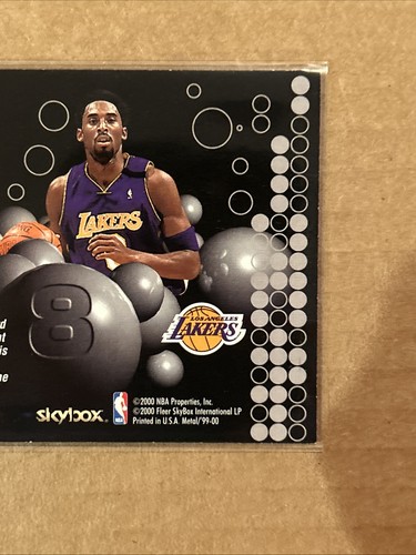 KOBE BRYANT 99-00 Skybox Metal Universe HEAVY METAL! Los Angeles Lakers! - Bild 7 von 9