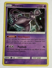 Mewtwo 75/214 Cosmos Holo Pokemon Costco Exclusive