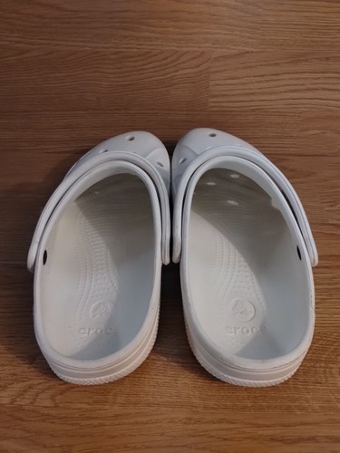 Crocs Unisex Original Classic Clogs Shoes Slip On White Adult Women's 11 Men's 9 - Picture 3 of 9