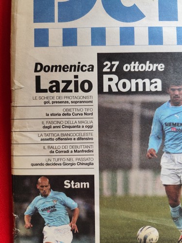 Fußball LAZIO vs ROM ** DERBY MAGAZIN vom 27.10.2001 ** 60 Seiten mit Fotos - Bild 5 von 16
