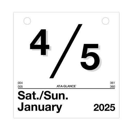 2025 “Today Is” Daily Wall Calendar Refill, 6" x 6", Small (K15025) - Bild 2 von 4