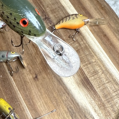 Vintage Fishing Lure Lot, Musky Cisco Kid And Rebel Lure Lot of 9 - Picture 18 of 21