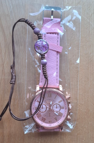 Unisex Armbanduhr Kunstleder neu und Kunstlederarmband Modeschmuck