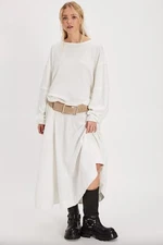 We the Free Total Eclipse Tee XL Ivory Slouchy Oversized Minimalist Ribbed