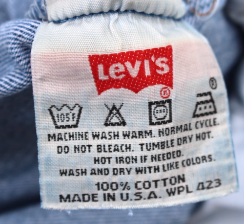 Vintage Levi's 501 Damenjeans 26 x 33 (Etikett 28 x 34) Knopfleiste Denim USA 2000 LOCH - Bild 11 von 15