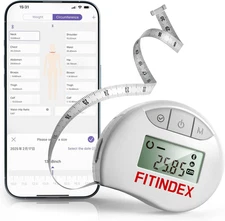 FITINDEX Body Measuring Tape, Accurate Bluetooth Measuring Tape for Body Measure
