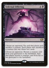 Infernal Offering #24 (NM) Commander 2014 C14 Magic MTG