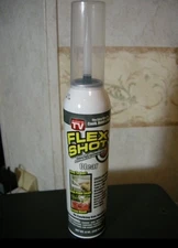 (1) Flex Shot 8oz Thick Rubber Adhesive Sealant Jumbo Clear, As Seen on TV *NEW