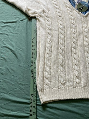 VTG The Open Championship Knit Sweater Adult XL Mens V Neck 1999 Carnoustie NEW - Picture 7 of 15