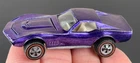 Vintage Hot Wheels Redline 1968 Purple Custom Corvette US - White Int., Sweet!