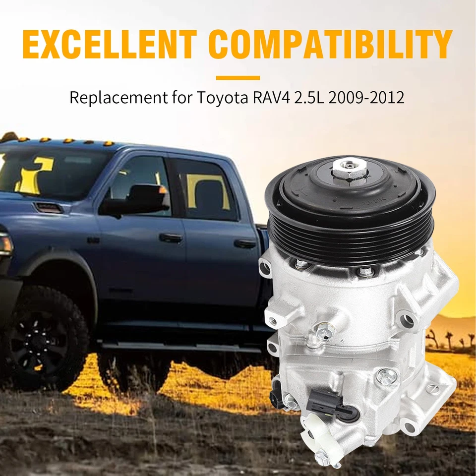 AC Compressor CO 11303C For 2009-2012 Toyota RAV4 2.5L 2012-2015 Camry - Image 4 of 4