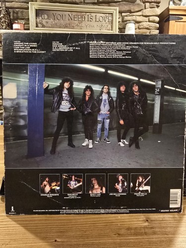 Anthrax Among The Living Megaforce A1-90584 1987 1st Press Vinyl LP Record Album - Picture 2 of 12