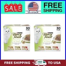 (2 pack) Purina Fancy Feast Classic Pate Food, Wet Food for Cats, 3 oz Cans