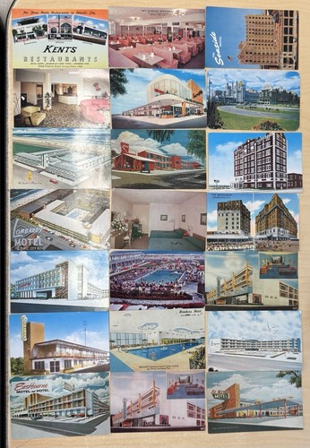 Lot Of 21 Postcards Hotels Atlantic City New Jersey Unposted Vintage Modern