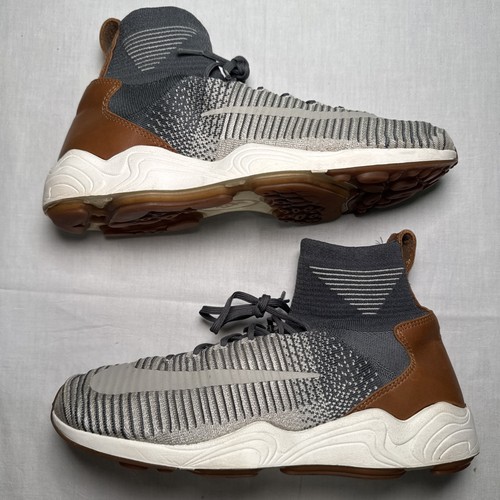 Talla 9.5 - Nike Zoom Mercurial 11 Flyknit Gris Pálido - Imagen 2 de 11