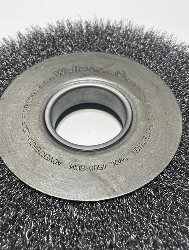 Weiler 06110 8” Medium Crimped Wire Wheel 2” A.H. .0118 Wire TLM-8 - Picture 4 of 9