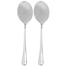Cornucopia Brands X-Large Stainless Steel Serving Spoons (2-Pack), Buffet & B...