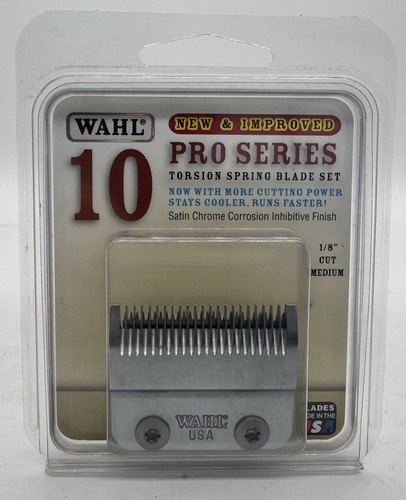 Wahl Pro Series #10 Torsion Spring Blade Set – USA Made – 1/8” Cut - Picture 1 of 2