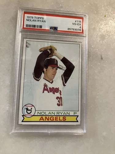 1979 Topps Nolan Ryan #115 PSA 4 California Angels