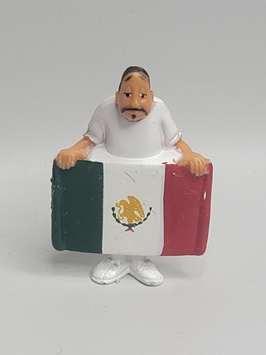 Vtg Lil Homies O.G Mexican flag vinyl Figure