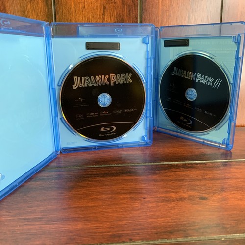 Jurassic Park & Jurassic Park 3 III Blu Ray Dinosaurs - Foto 3 di 3