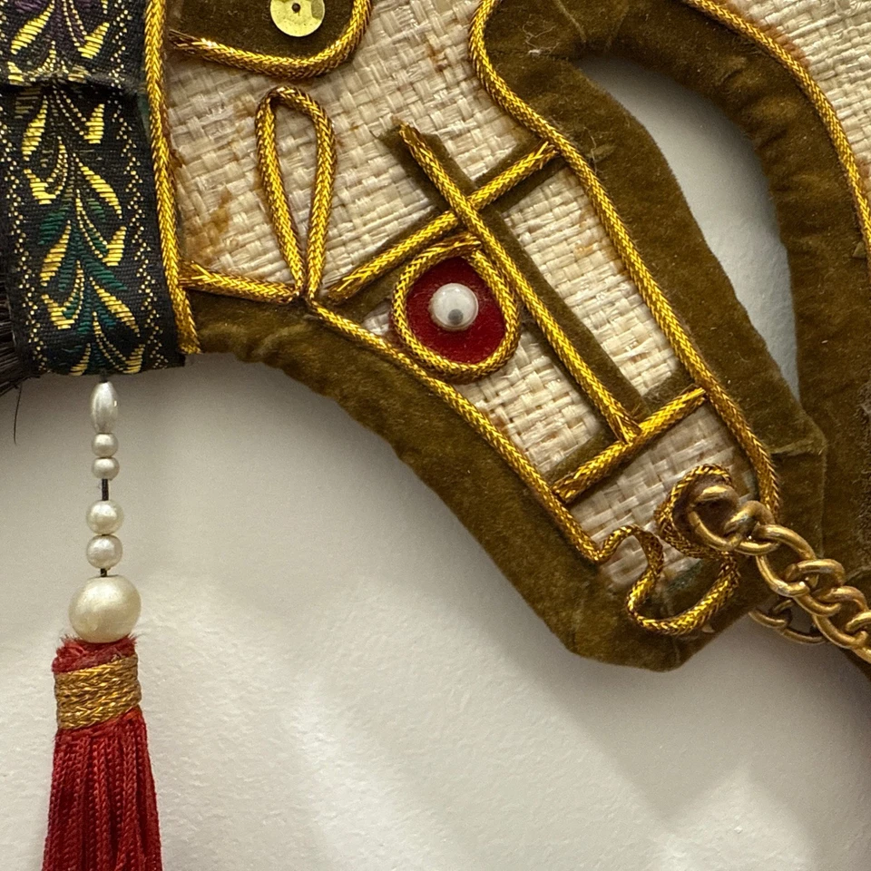 Kuda Lumping Dance Horse Decorative Wall Hanger Indonesia - Image 2 of 4