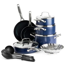 14 Piece Cookware Set, Diamond Infused PFAS & PFOA-Free Ceramic Nonstick Pots...