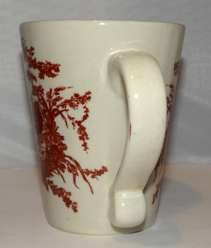 Vintage California Pantry Cups Mugs Rooster Chicken Red Rust Tea Coffee Set of 2 - Picture 5 of 10