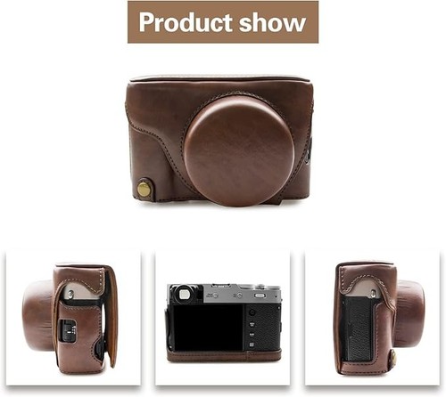 Fuji X100VI Kameratasche, PU Leder Schutzhülle für Fujifilm X100VI - Bild 4 von 6