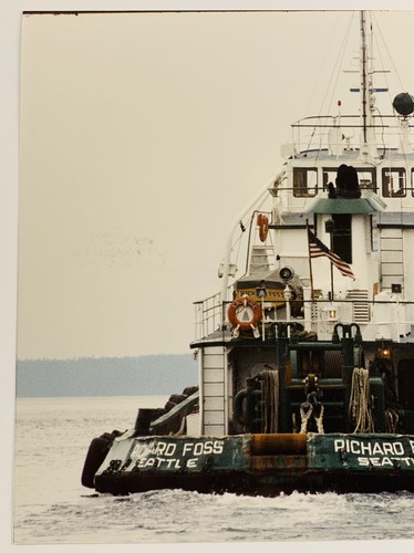Richard Foss Tugboat 1984 Seattle Mark Freeman Photo Foss Maritime PNW - Picture 5 of 6