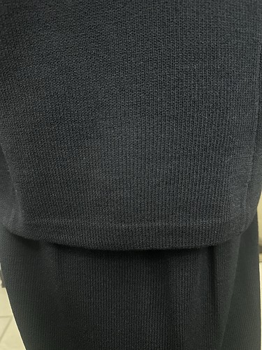 Conjunto de traje formal blazer y falda acampanada de 2 piezas negro de noche St John - Imagen 6 de 24