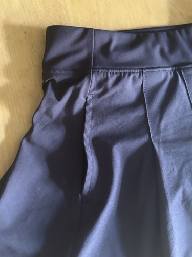 Abercrombie Kids Navy Blue Pleated Skort Girls Size 9/10 Pockets - Picture 3 of 6