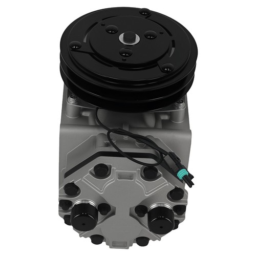 Air Conditioning Compressor For Kenworth Peterbilt 2Cyl 6" Clutch ER210L21571C - Picture 1 of 9