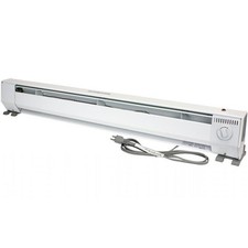 King Electric KP1210 4 ft. 120V 1000W Portable Baseboard Heater  White