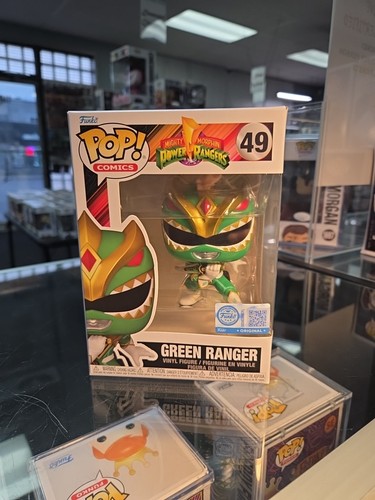 Funko Pop! Vinyl: Power Rangers - Green Ranger (Exclusive) #49 Box Damage 