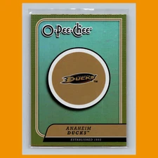 Anaheim Ducks CL #CL1 2008-09 O-Pee-Chee Team Checklists Anaheim Ducks Hockey