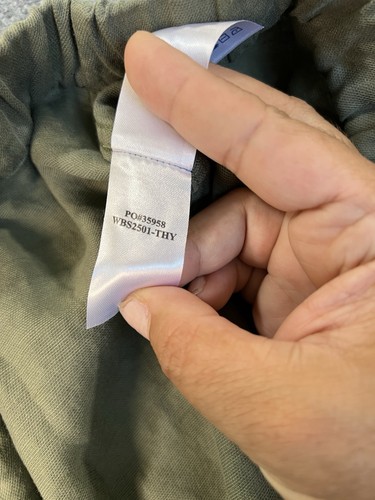 FAHERTY Topanga Drape Utility Falda Verde Oliva Algodón Orgánico Talla L - Imagen 18 de 19