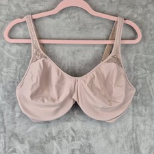 Bali Bra 42DD Passion for Comfort Seamless Minimizer Underwire Bra #3385 Nude