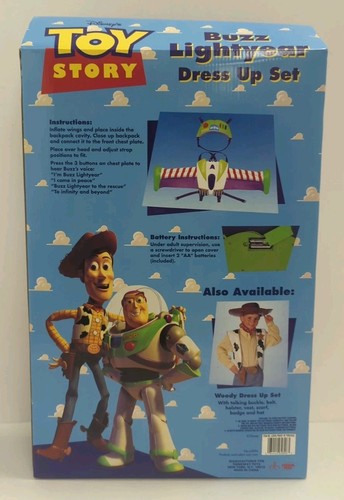 Toy Story Thinkway BUZZ LIGHTYEAR Dress Up Set 1995 - MIB, funktioniert!!! - Bild 4 von 7