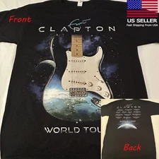 NEW SALE! ERIC CLAPTON WORLD TOUR 2025 MERCH T SHIRT, Fastship