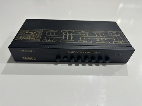 SBKECO S82VA 8x2 Multi-Format Video Switcher AS-IS